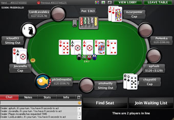 Pokerstars Table Screenshot